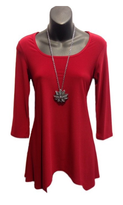 Red tunic with spikes Gitane Fashion collection