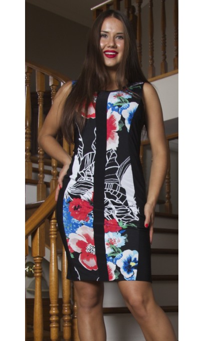 Robe fleurie floral Michael Tyler Collections 2016