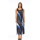 Robe longue combo Bleu Modes Gitane