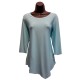 Plain aqua tunic with spikes of Creation collection