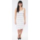 Superbe robe Tango Mango Blanche a pois Noire