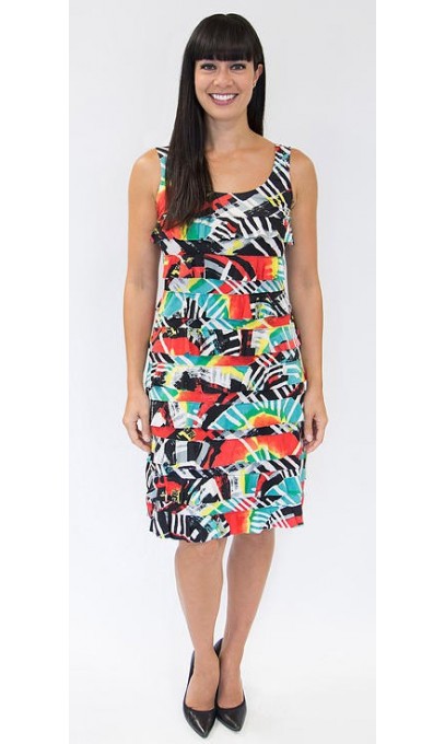 Splendide robe Tango Mango multicolore Funky