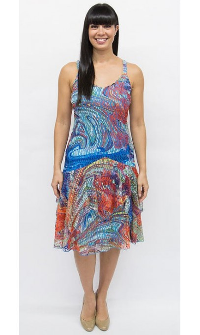 Multicolor lace sale dress