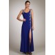 Robe longue bleu royal