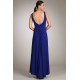 Robe longue bleu royal