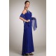 Robe longue bleu royal