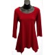 Red tunic with spikes Gitane Fashion collection