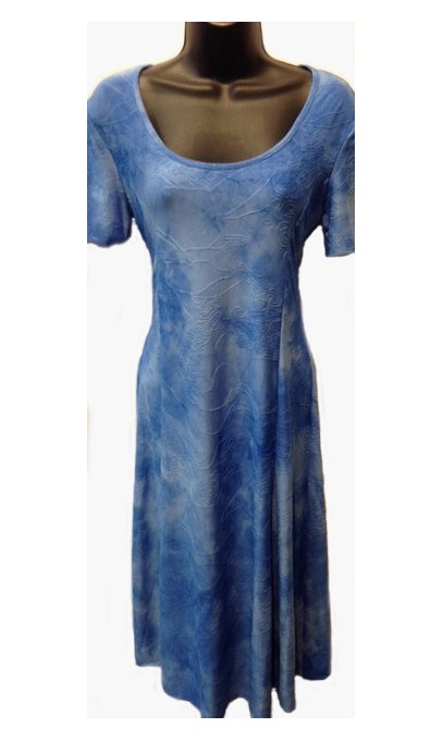 Fashion Dress Gitane collection blue sky textured